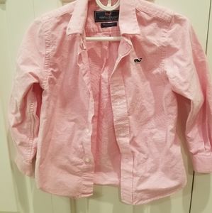 Boys long sleeve button collared shirt